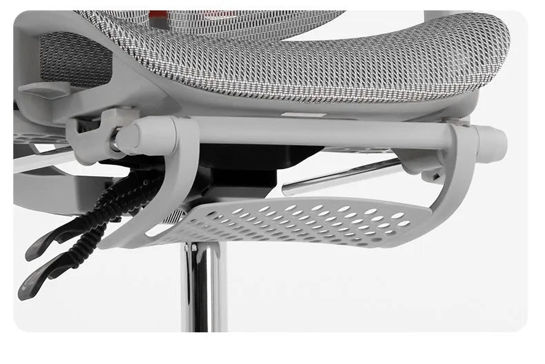 Chaise de bureau ergonomique pour ordinateur, base en alliage d'aluminium robuste, pour poste de travail à domicile, chaise de jeu pour ordinateur