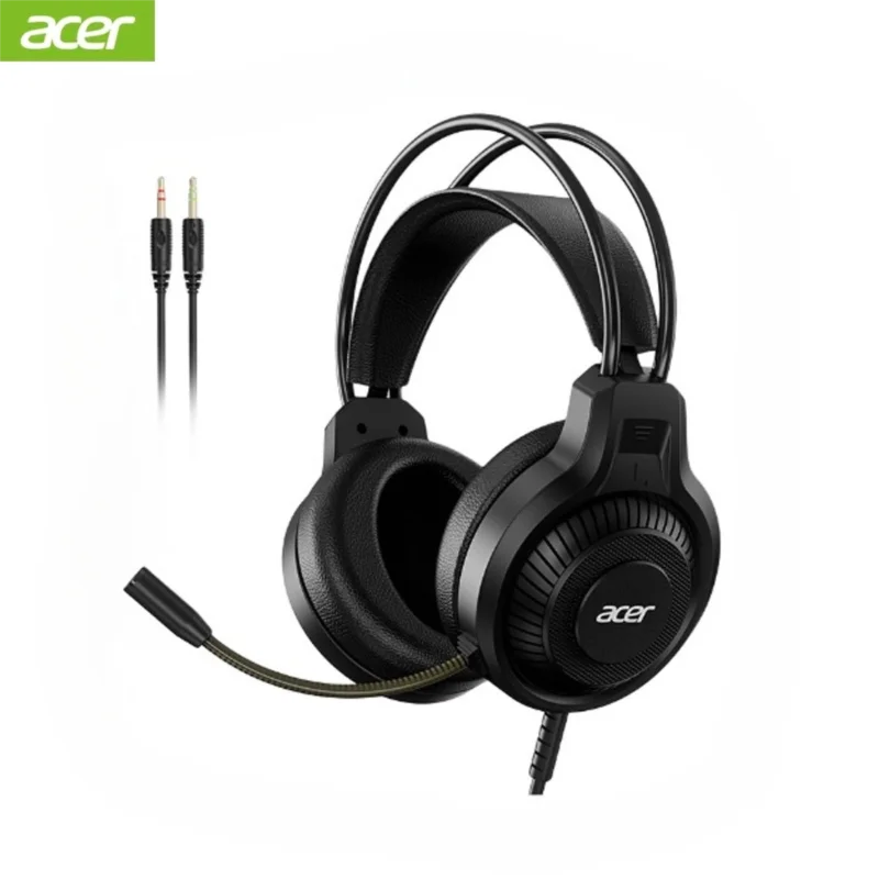 Acer OHW303 Gaming Headset with Microphone – 7.1 Virtual Surround Sound, Deep Bass, LED Lighting & Wired PC Gaming Headphones