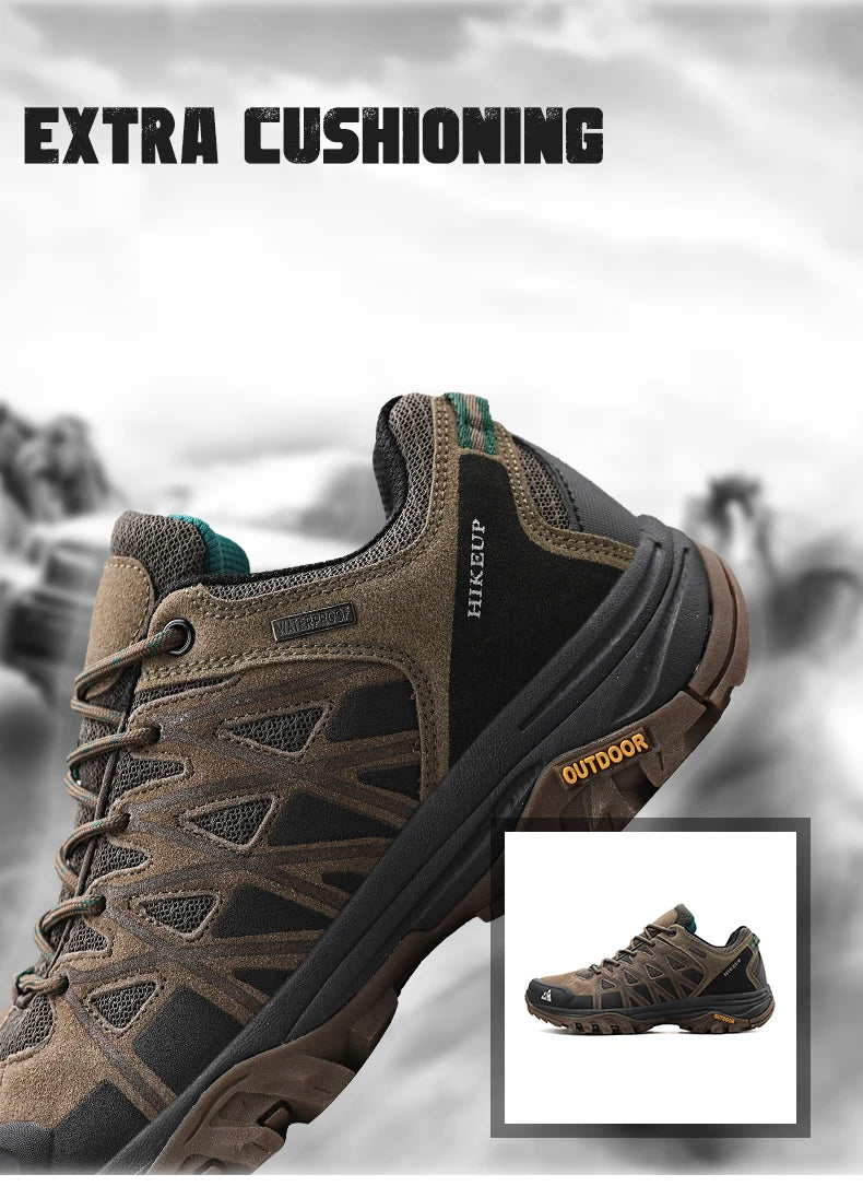 HIKEUP modne outdoor cipele za planinarenje, muške sportske ležerne čizme za planinsko pješačenje i kampiranje, neklizajuće tenisice za muškarce otporne na habanje