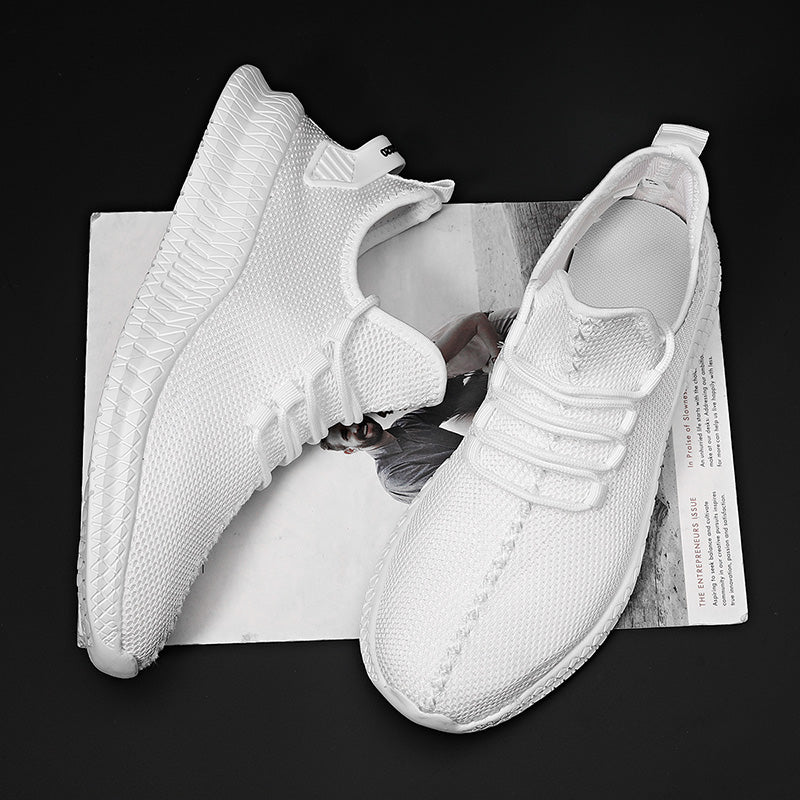 Breathable Men's Running Shoes Fashion Platform Men Casual Shoes Lightweight Women Vulcanized Shoes Flexible Anti-slip Sneakers