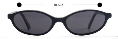 Ochelari de soare mici, ovali, din acetat, la modă, pentru femei, în stilul anilor '90; ochelari de soare vintage pentru bărbați; ochelari polarizați la modă, cu protecție UV400