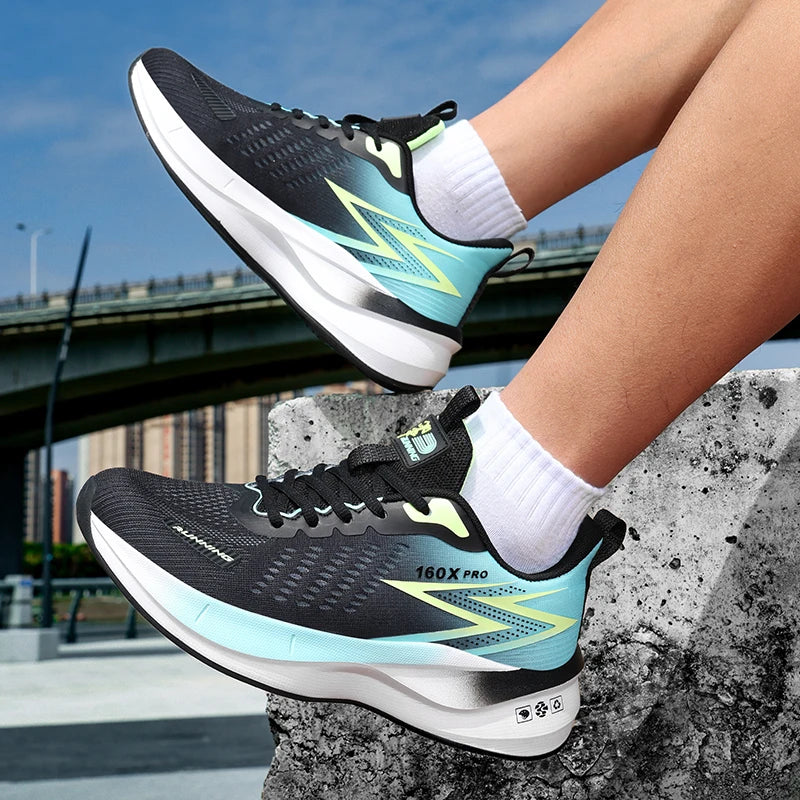 Specialty Marathon Running Shoes for Men Sports Breathable Lightweight Carbon Plate Women's Comfortable Athletic Non-Slip Sneakers