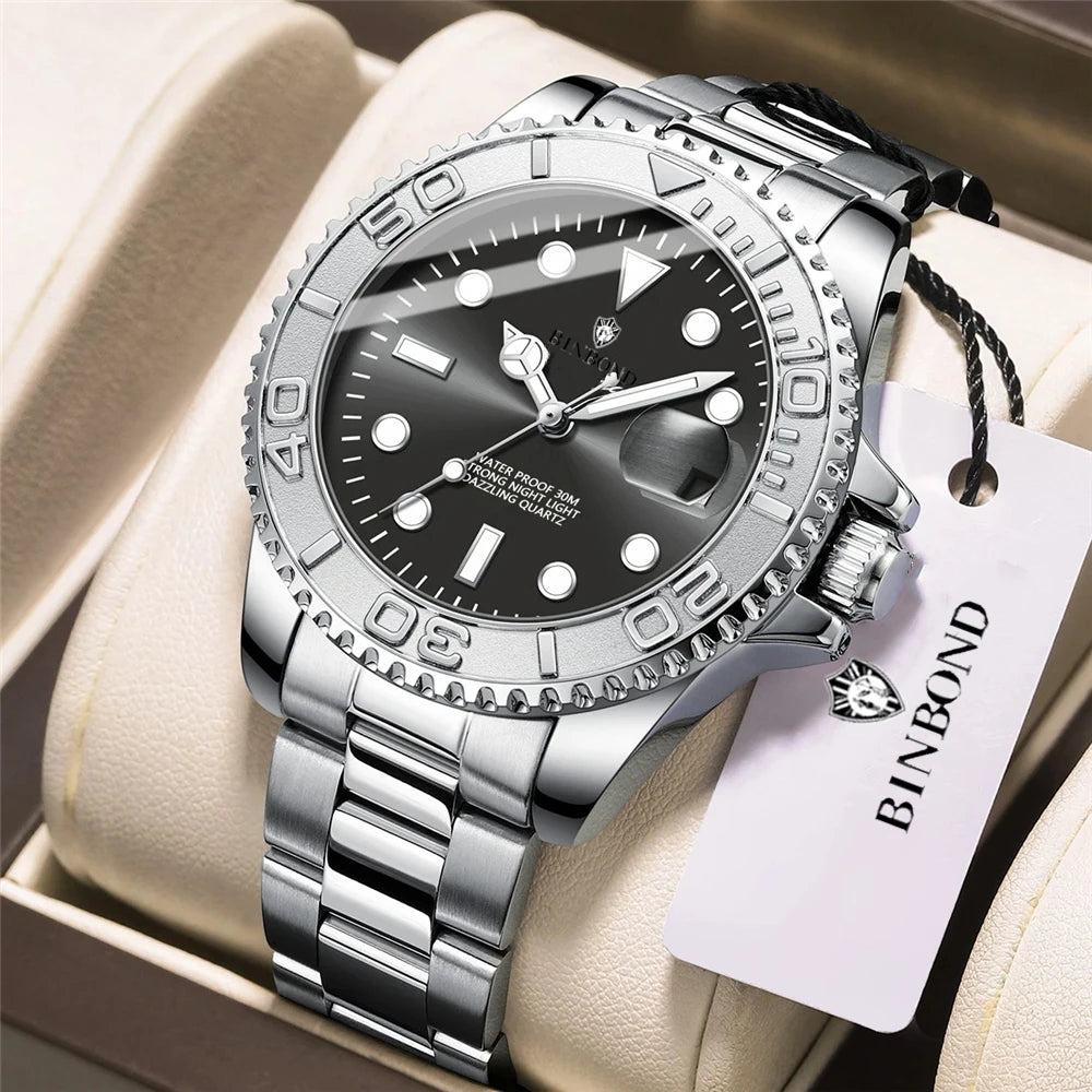 Luxury Watch Man High Quality New Brand Sports Fashion Quartz Wristwatches Men Gifts Automatic Watches Mens Coffee Digital Clock