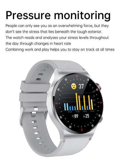 Luxury QW33 Smart Watches Men NFC Wireless Call Fitness Waterproof Sports Wrist Intelligent Smartwatches for Women Android 2026