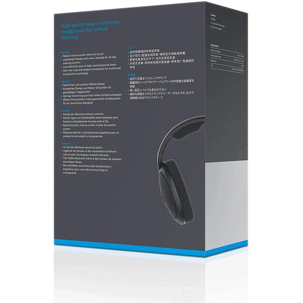 Casque audio Sennheiser HD 560S à conduction ouverte, son neutre de référence, pour studio et mixage, filaire, HD560S