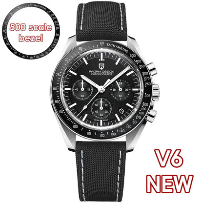 PAGANI DESIGN PD1701 Tribute to CK2998 Moon Watch Retro Quartz Watch For Men AR Sapphire crystal Sport Chronograph Man 2026 New