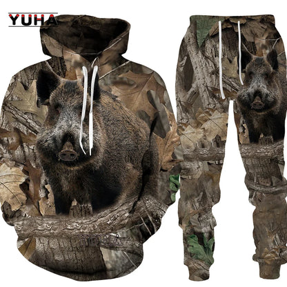 Hoodies de Outono com Leão e Lobo, Pele de Tigre Branco, Impressão 3D Integral, Sweatshirt de Homem Unissexo com Fecho, Casaco Casual de Pulôver