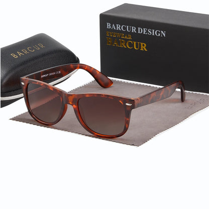 Ochelari de soare sport pentru bărbați și femei marca BARCUR, cu ramă ultra-ușoară din PC de înaltă calitate, protecție UV400, pentru activități în aer liber, conducere și ciclism