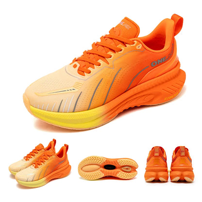 Zapatillas de running ONEMIX con nueva amortiguación para hombre, aptas para corredores de peso elevado, deportivas con cordones para mujer, antideslizantes, de exterior, zapatillas atléticas masculinas