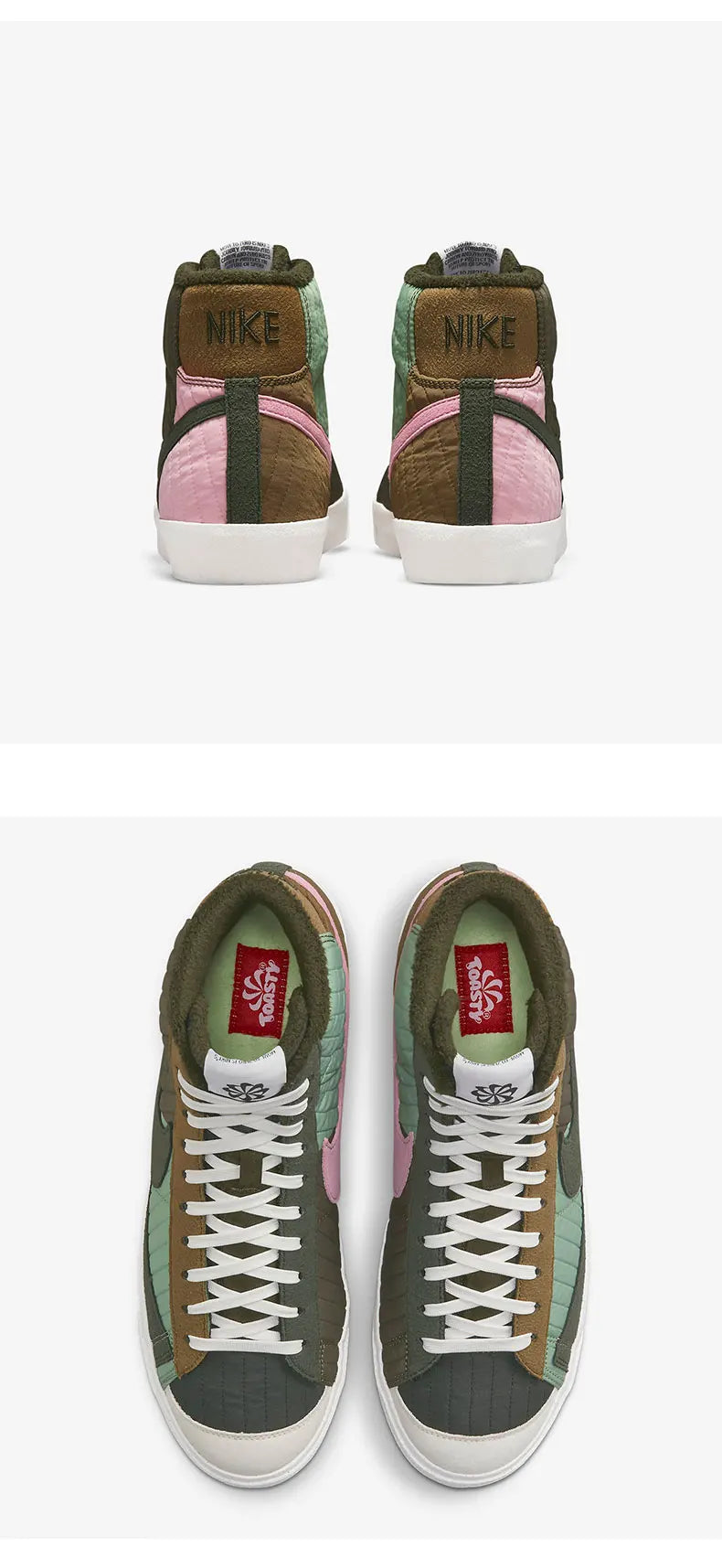 Nike Official BLAZER Sapatilhas casuais unissexo de cano médio DD8024-300