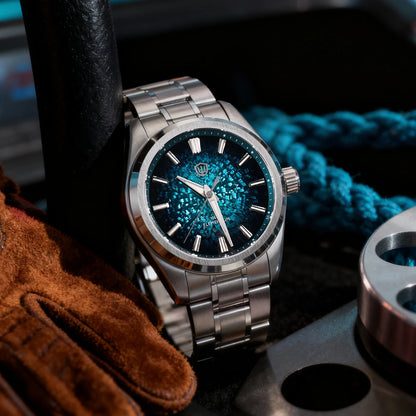 Watchdives WD0003C 38mm Watch VH31 Sweep Seconds Quartz Movement Stainless Steel Watch Elementum Original Design Men Wristwatch