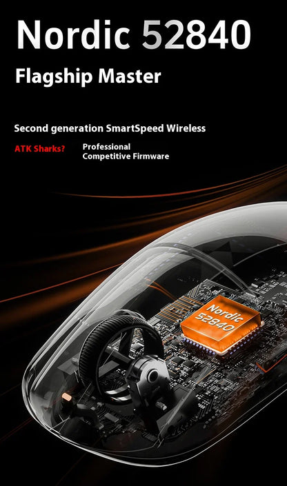 ATK A9 Plus Gaming Mouse Wireless A9/A9 SE/A9 Pro Tri Mode 8K Gaming Mouse Lightweight A9 Ultimate E-sports PC Gift Customized