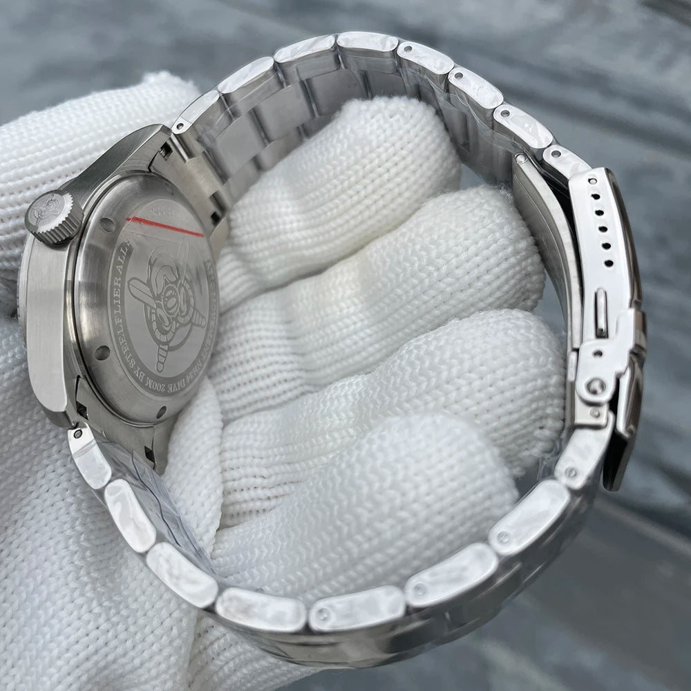 STEELFLIER Official SF792 GMT Mechanical Wristwatch NH34 Movement Super BGW9 C3 Luminous 200M Waterproof Men's Luxury Dive Watch