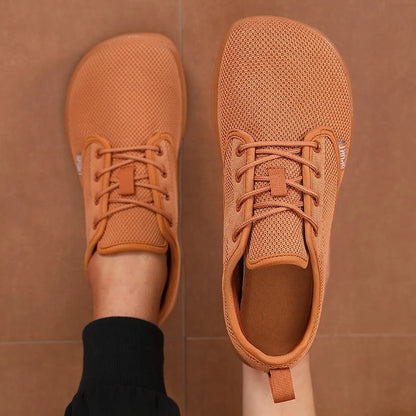 Women's Walking Flat Shoes Soft Mesh Suitable for Travel Wide Palms Lightweight Support Fitness and Leisure Sports Shoes for Men