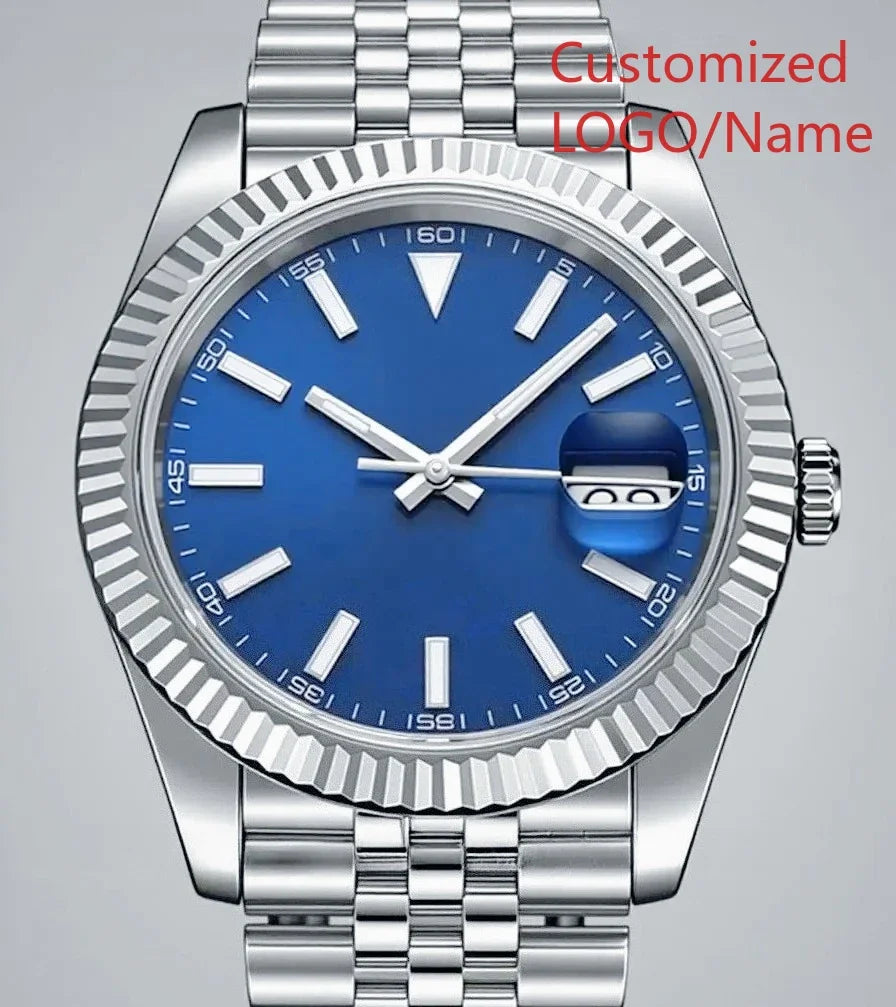 A989 Store Customized Watch Men's Women Automatic Mechanical Watch 36mm 40mm 904L Stainless Steel Black Blue