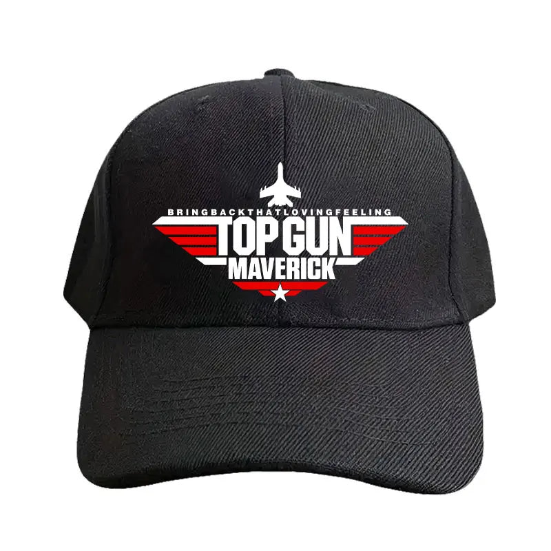 TOP GUN MAVERICK Men Classic Vintage Baseball Cap Adjustable Dad Hat with Curved Brim Casual Outdoor Sports