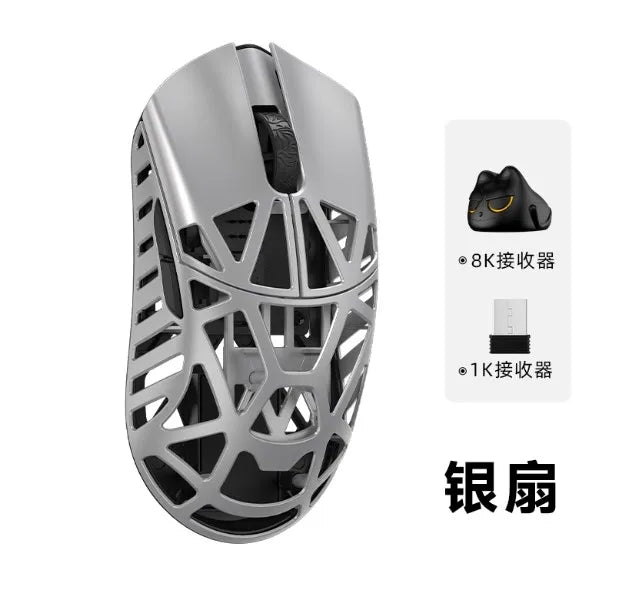 Wlmouse Mini Pro profesionalni miš, lagana legura magnezija, bežični gaming miš s tri načina rada, stopa odziva 8K, PAW3950, DPI30000