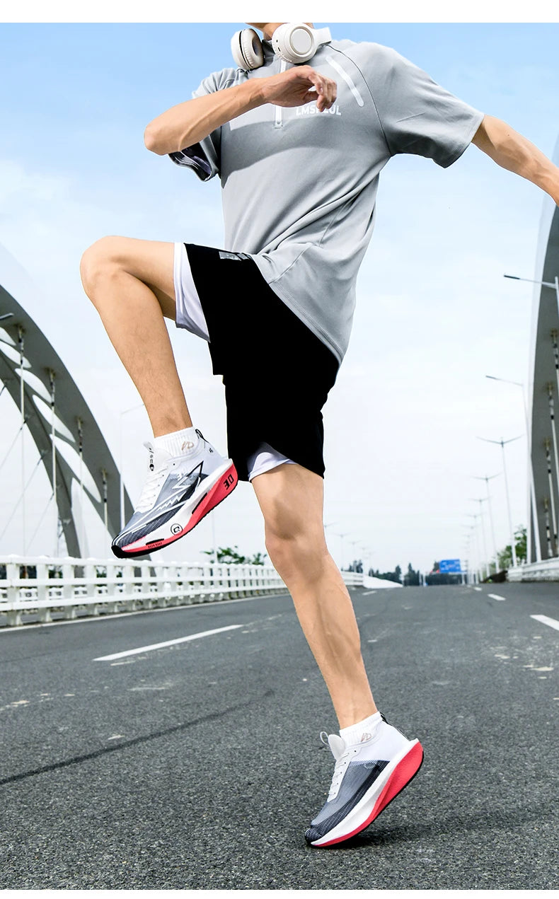 Men Sneakers Mesh Comfort Tennis Shoes 2025 Men's Running Carbon Board 3.0 Cushion Sports Training Jogging Speciality Jog Shoes