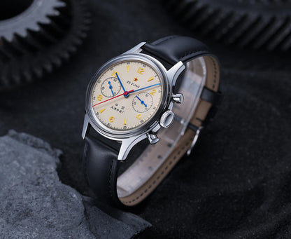 Seagull 1963 International Edition Orologio Meccanico da Uomo da Pilota ST1901 Cronografo Retrò da Polso Aviazione Air Force Nuovo