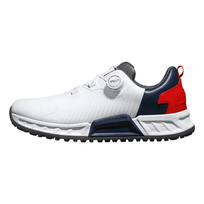 PGM Golf Shoes Men's Cushioning Rebound Sneakers, Knob Men's Shoes, Wear-Resistant TPU Waterproof Shoes