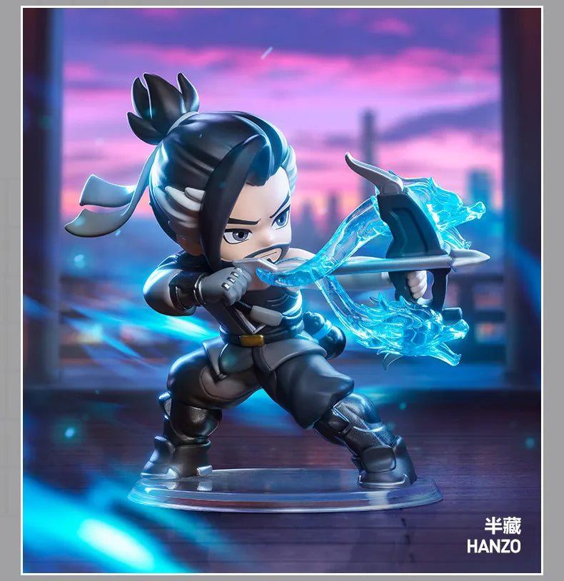POP MART Overwatch Play of The Game Series Original Blind Box Surprise Mystery Box Cute Anime Action Figure Ornaments Figurines