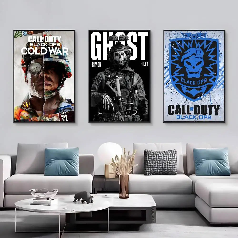 Call Of Duty Anime Fashion Poster art Canvas Prints Painting Wall Art Pictures for Living Room Decoration