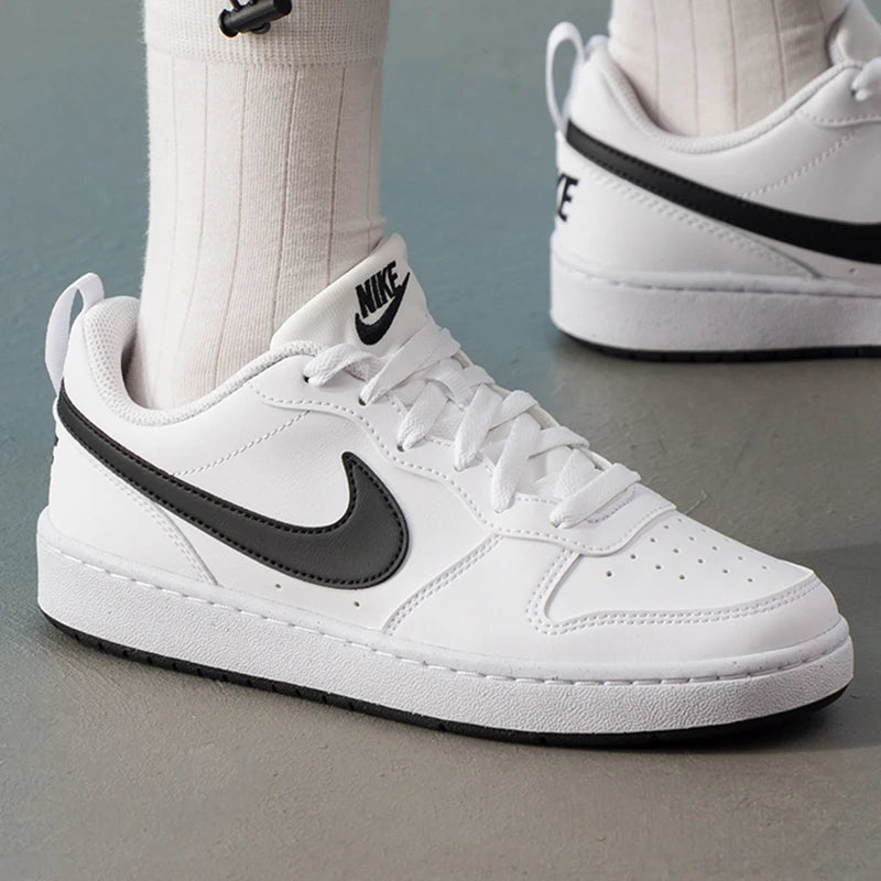 Nike Women's Shoes Court Borough Low (Gs) Sports Shoes, Fashionable Casual Shoes, Lightweight and Comfortable Low-Top Sneakers Dv5456-104