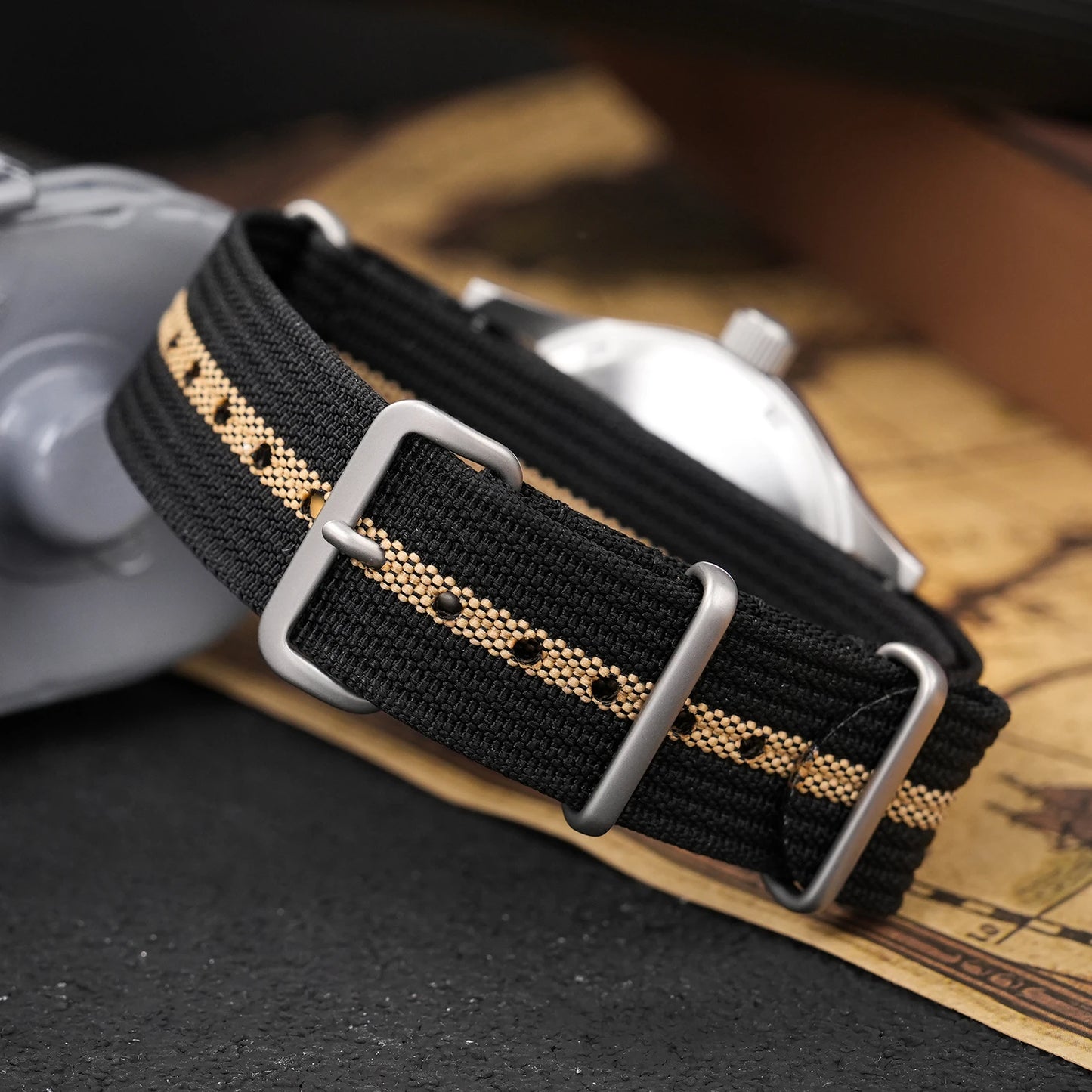 Militado ML05 Military Watch VH31 Sweep Movement Domed Sapphire Crystal Wristwatch High Clear AR Coating 38mm Vintage Watches