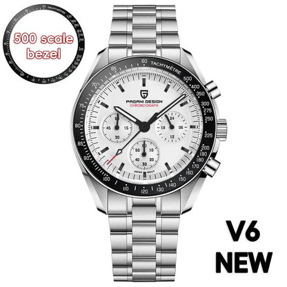 PAGANI DESIGN PD1701 Tribute to CK2998 Moon Watch Retro Quartz Watch For Men AR Sapphire crystal Sport Chronograph Man 2026 New