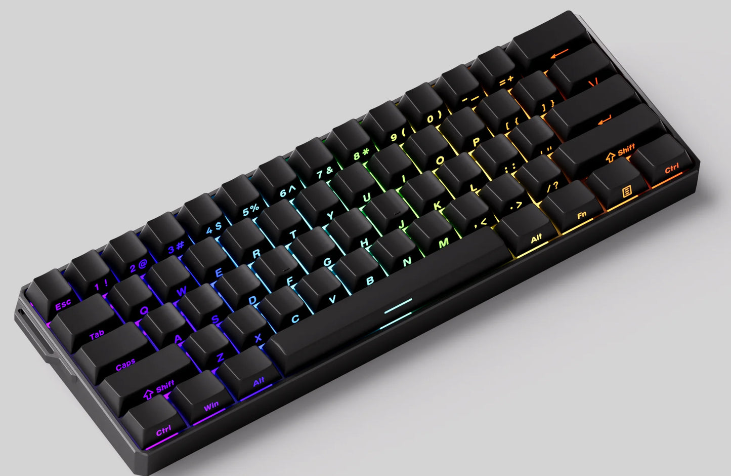 Akko MonsGeek FUN60 Ultra mechanische Gaming-Tastatur, magnetische Switches, 60 %, Rapid Trigger, 8K HE/TMR, Custom-Aluminium-Tastatur für Gamer