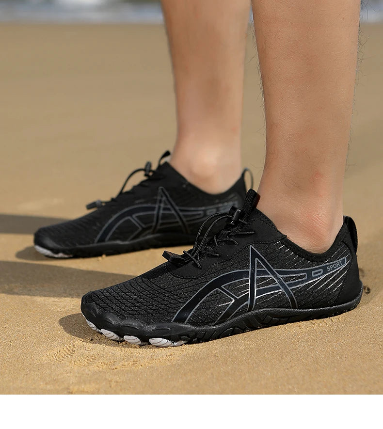Aqua Shoes Herr Vattenskor Barfota strandskor Unisex Snabbtorkande utomhusskor Träningsskor Gymskor Sneakers Storlek 35–46