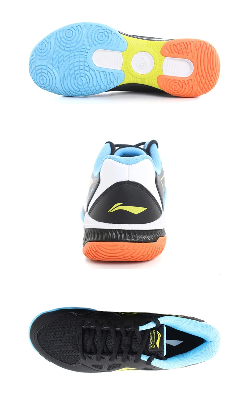 Li-Ning Unisex HALBERD STRIKE Badminton Shoes Breathable Comfortable Li-Ning Men Women Training Sneakers AYTV021