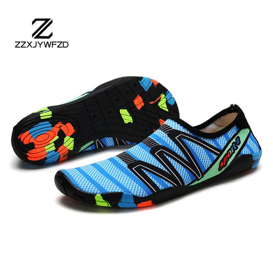 2023 Yoga Sports Water Sneakers, Unisex Swimming Aqua Seaside Barefoot Slippers, Surf Upstream Light Quick-Drying Beach Water Shoes