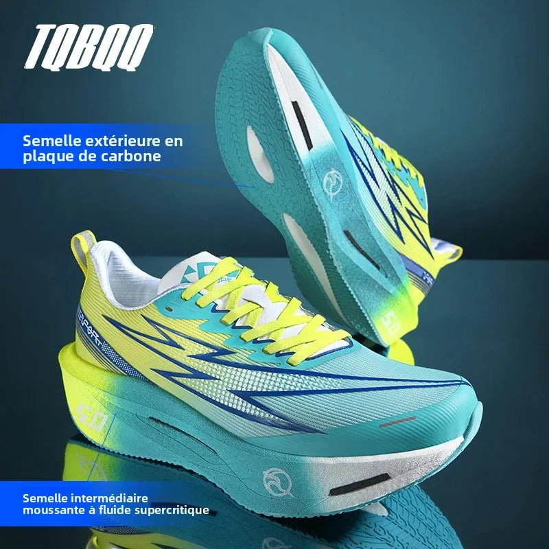 5.0 MIX Carbon Plate Running Shoes for Men and Women Racing Marathon Stable Rebound Shock-Absorbing Training Sneakers