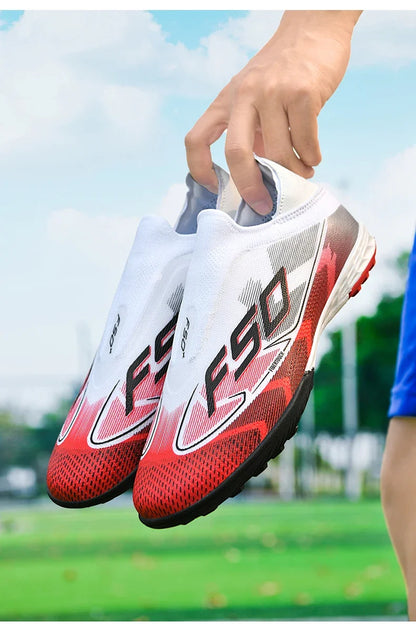 Men New Indoor TF Football Boots High Quality Training Original Male Breathable Non Slip Soccer Shoes Turf Futsal Football Shoes