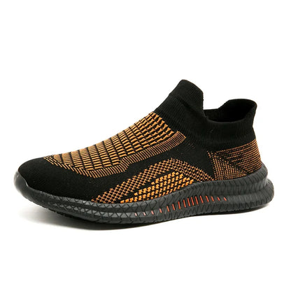 Lightweight Men's Walking Shoes Outdoor Soft Male Casual Shoes Flexible Breathable Men Loafers Slip-On Footwear Sneakers 39-48