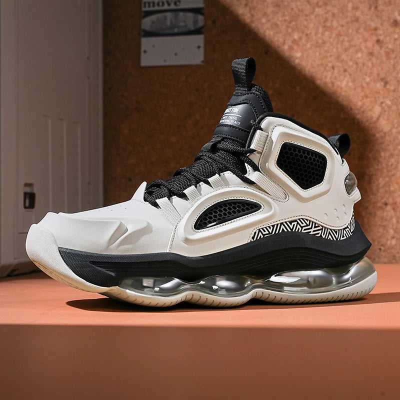 Men's Basketball Shoes Breathable Cushioning Non-Slip Running Gym Training Athletic Sneakers for Women