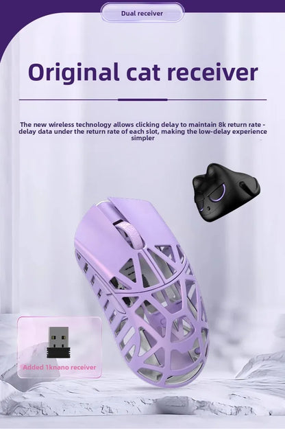 Wlmouse Mini Pro profesionalni miš, lagana legura magnezija, bežični gaming miš s tri načina rada, stopa odziva 8K, PAW3950, DPI30000