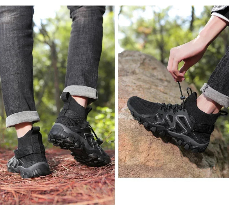 Unisex Breathable Quick Drying Fishing Water Sport Shoes Summer Upstream Barefoot Aqua Boots Outdoor Non-Slip Women Beach Shoes