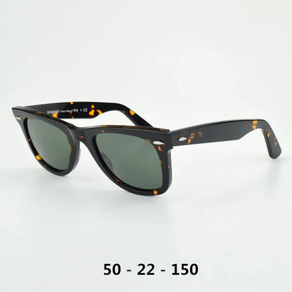 Ochelari de soare clasici cu lentile de sticlă Ochelari de soare din acetat pentru bărbați Y-2140 Design cu nit dublu Ochelari de protecție eleganți pentru femei, cu formă pătrată, cu protecție UV
