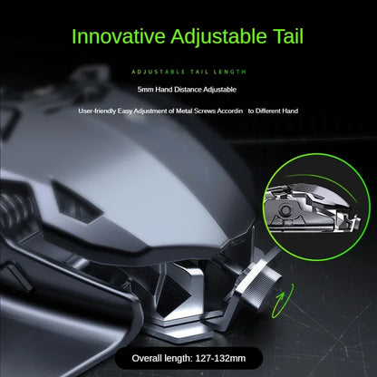 Hot Selling Mechanical Wired Gaming Mouse 9 Keys Macro Definition 12800DPI RGB Backlit Gaming Computer Mouse for Laptop Desktop