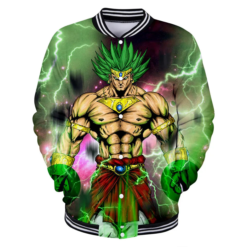 Nova japanska anime Dragon Ball Z sveučilišna jakna, jesenska ležerna majica s kapuljačom, kaput-jakna, brendirana bejzbolska jakna