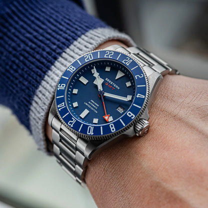 SEESTERN Titanium Diver Men of Watch GMT Automatic Mechanical Wristwatch NH34 Movement Sapphire Crystal 200M Waterproof Lume New