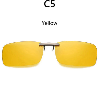 BOYSEEN Ochelari de soare polarizați cu clemă, lentile pentru vizibilitate zi și noapte la volan, unisex, sport, pescuit, ochelari pentru miopie, bărbați, femei, călătorii, activități în aer liber