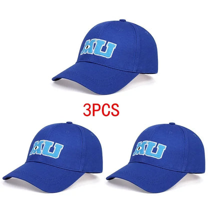1/3/5/9PCS/Set Monster University Monster Power Company Sullivan Furry Big-eye School Emblem MU Single-eyed Baseball Cap Casual