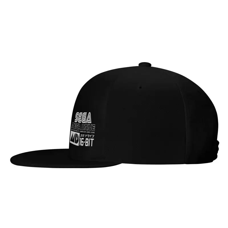 Sega Mega Drive Japanese Vinyl Baseball Cap Men Hip Hop Flat Bill Caps Unisex Adjustable Snapback Skull Hats Skateboard Hat