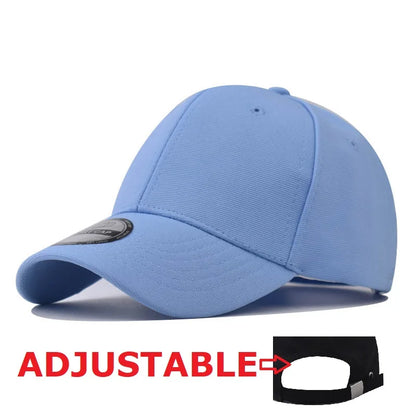 Not Adjustable Back Closed Snapback Caps Men Quality Hip Hop Fitted Hats Adult Solid Color Baseball Hats 57-58cm for Small Face