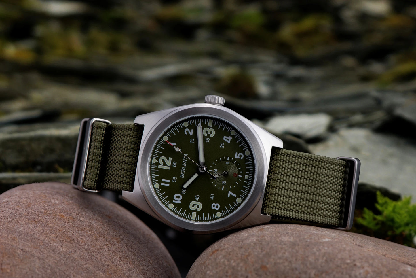 Berlenta VH60 Watch Men 100m Waterproof 316L Steel Wristwatch For Men Top Brand Luxury Male Clock Military Fashion Wrist Wach
