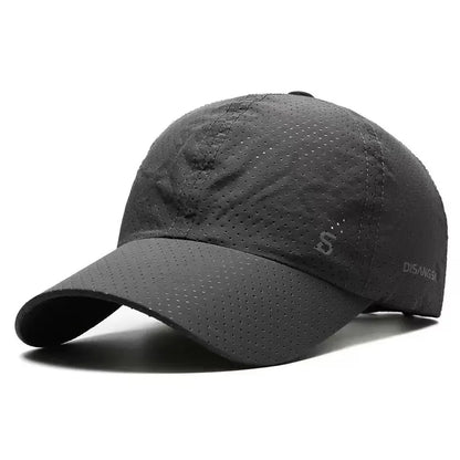 Spring Summer Outdoor Running Cap Unisex Thin Quick Drying Breathable Baseball Cap Soft Top Strapback Golf Cap for Men and Women