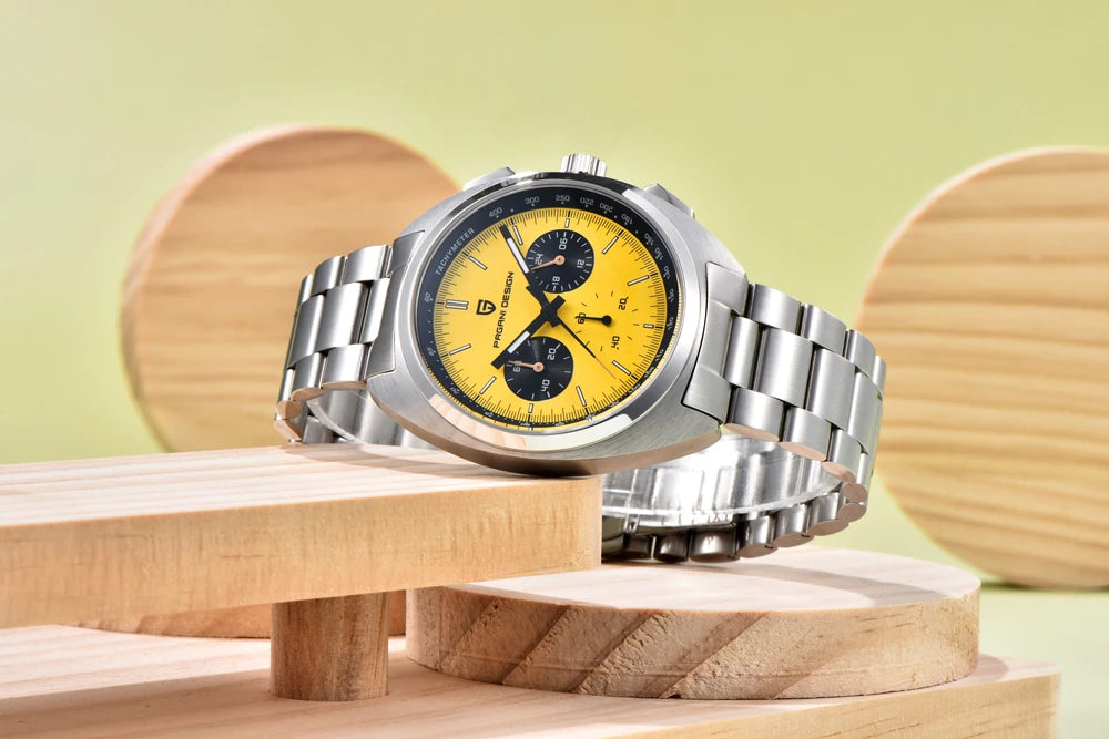 PAGANI DESIGN 2026 NEW Turtle Back Chronograph 1782 Watch for Man Fashion Men's Quartz Watch Luminous relogios masculino